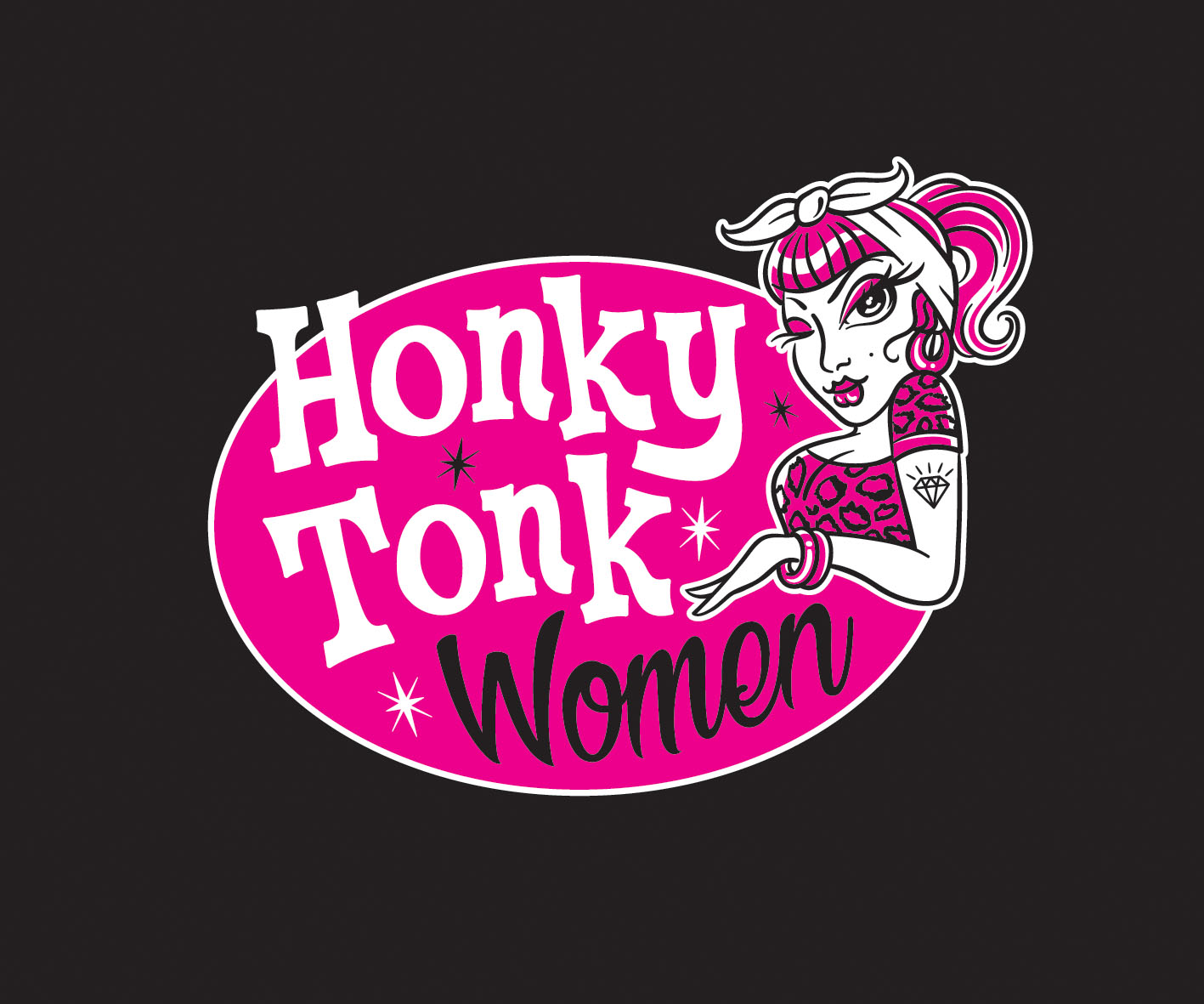 Honky Tonk Women Freak Flag Tattoo