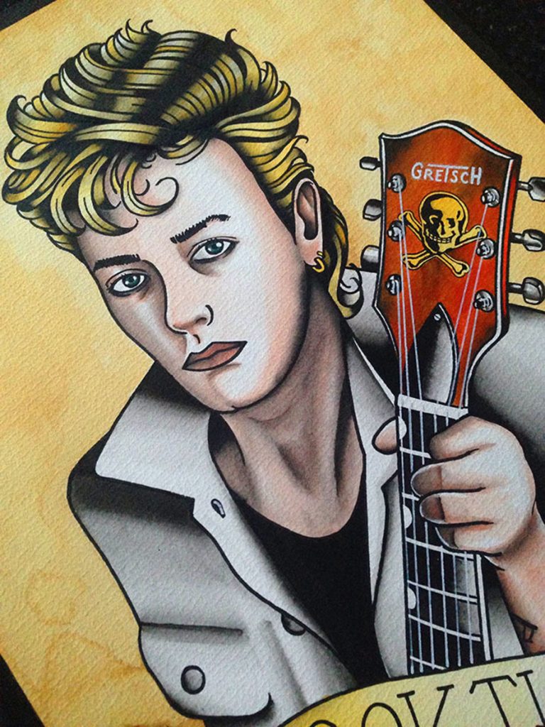 brian setzer flash Freak Flag Tattoo